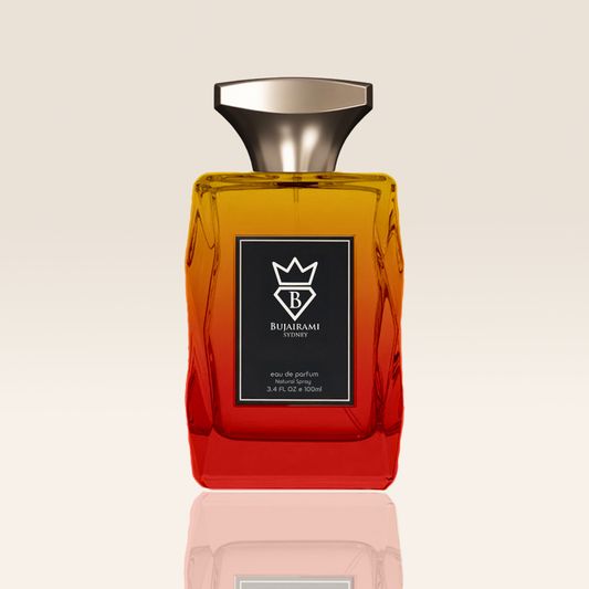 Bujairami Bottled Red City 2026 fragrance bottle