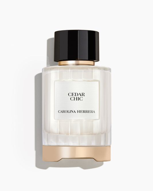 Carolina Herrera Cedar Chic 2025 fragrance bottle