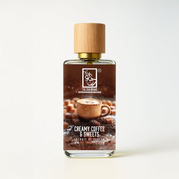 The Dua Brand Creamy Coffee & Sweets Extrait de Parfum fragrance bottle