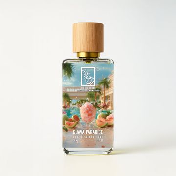 The Dua Brand Guava Paradise fragrance bottle