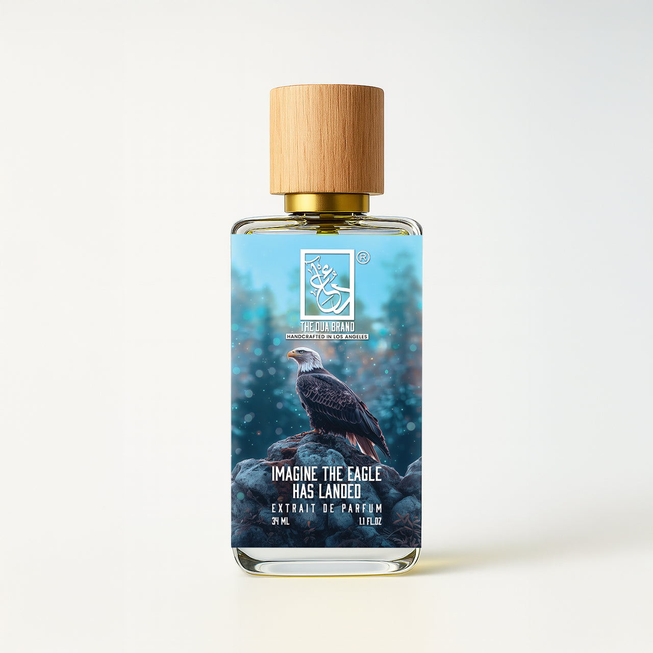 The Dua Brand Imagine The Eagle Has Landed Extrait de Parfum fragrance bottle