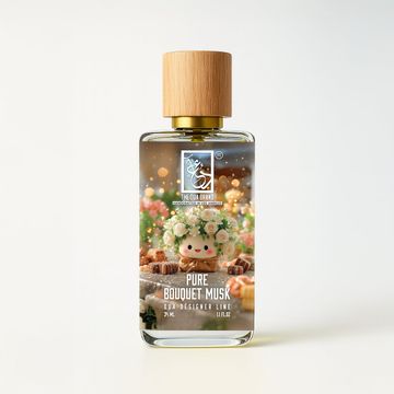 The Dua Brand Pure Bouquet Musk fragrance bottle