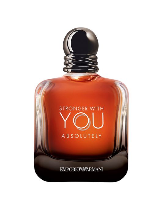 Emporio Armani Stronger With You Absolutely — bottle on a white background
