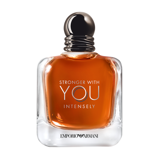 Emporio Armani Stronger With You Intensely — bottle on a transparent background
