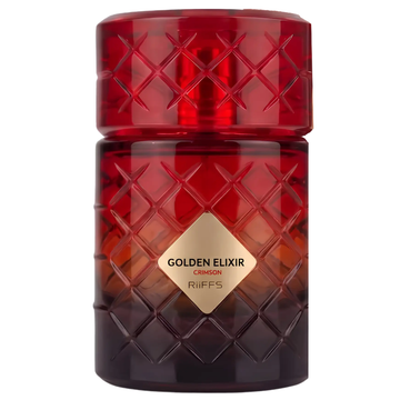 Riiffs Perfumes Golden Elixir Crimson 2026 fragrance bottle