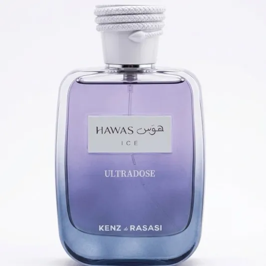 Rasasi Hawas Ice Ultradose 2026 fragrance bottle