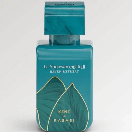 Rasasi La Yuqawam Haven Retreat 2026 fragrance bottle