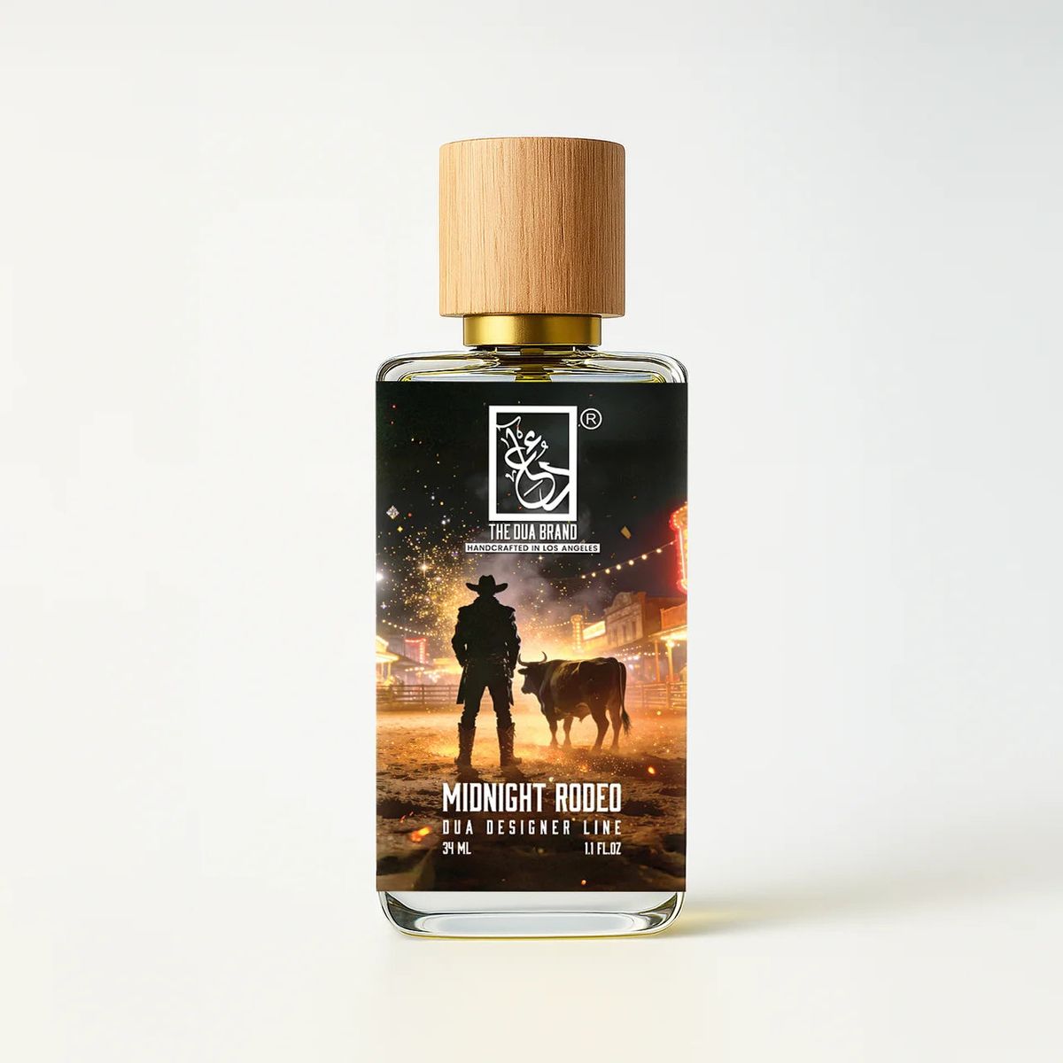 The Dua Brand Midnight Rodeo 2026 fragrance bottle