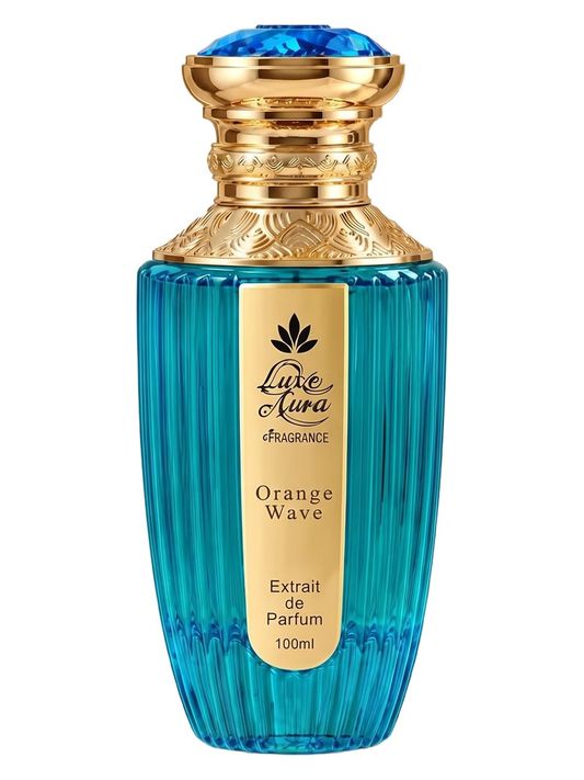 Luxe Aura Fragrance Orange Wave 2025 fragrance bottle