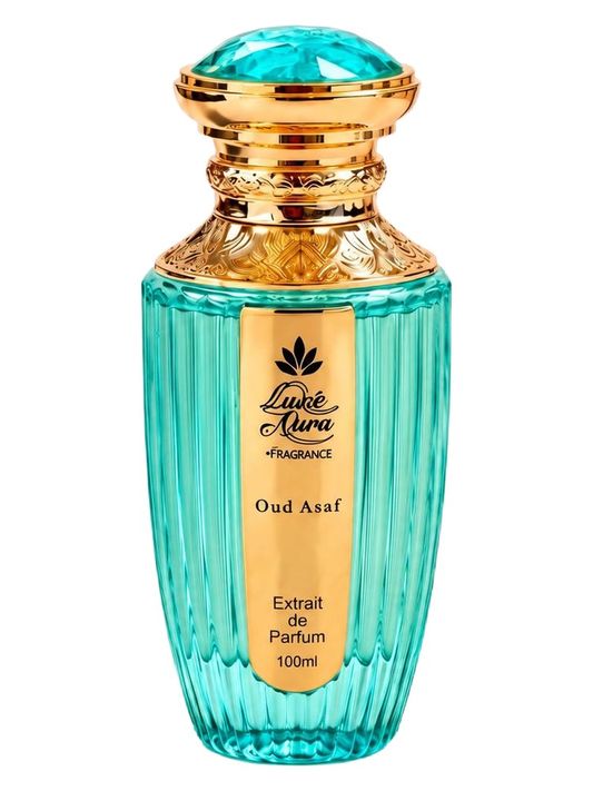 Luxe Aura Fragrance Oud Asaf 2025 fragrance bottle