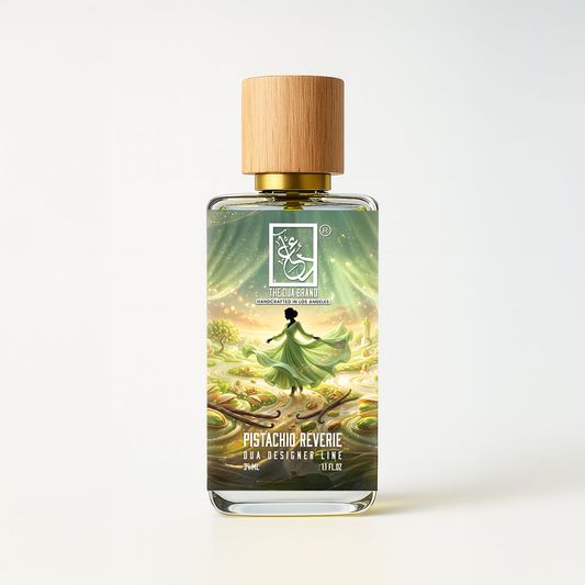The Dua Brand Pistachio Reverie 2026 fragrance bottle