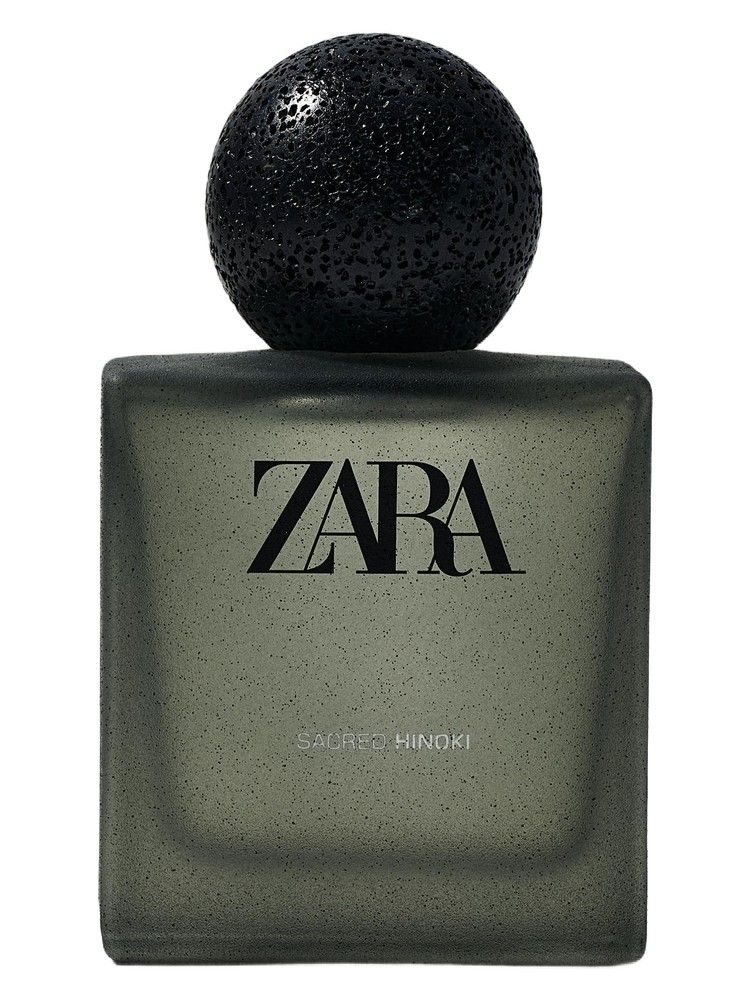 Zara Sacred Hinoki 2026 fragrance bottle