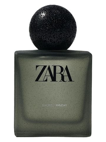 Zara Sacred Hinoki 2026 fragrance bottle