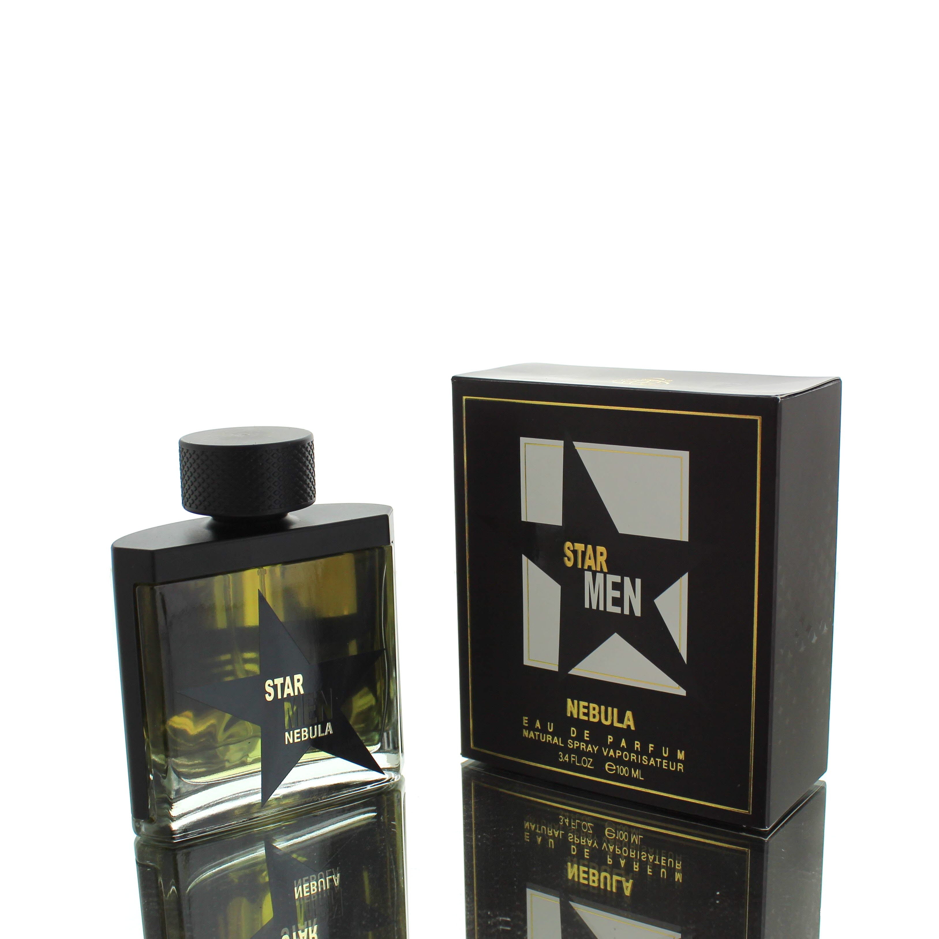 Fragrance World Star Men Nebula Eau de Parfum fragrance bottle