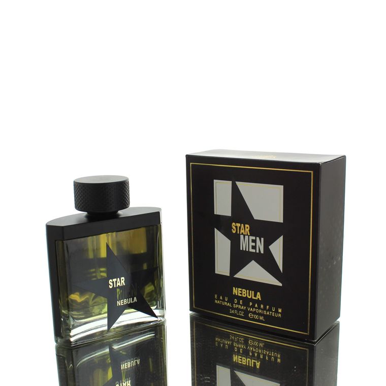 Fragrance World Star Men Nebula Eau de Parfum fragrance bottle