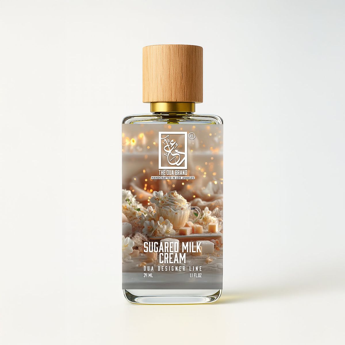 The Dua Brand Sugared Milk Cream 2026 fragrance bottle
