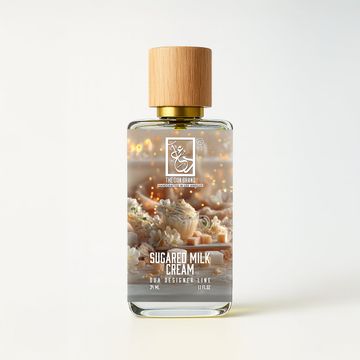 The Dua Brand Sugared Milk Cream 2026 fragrance bottle
