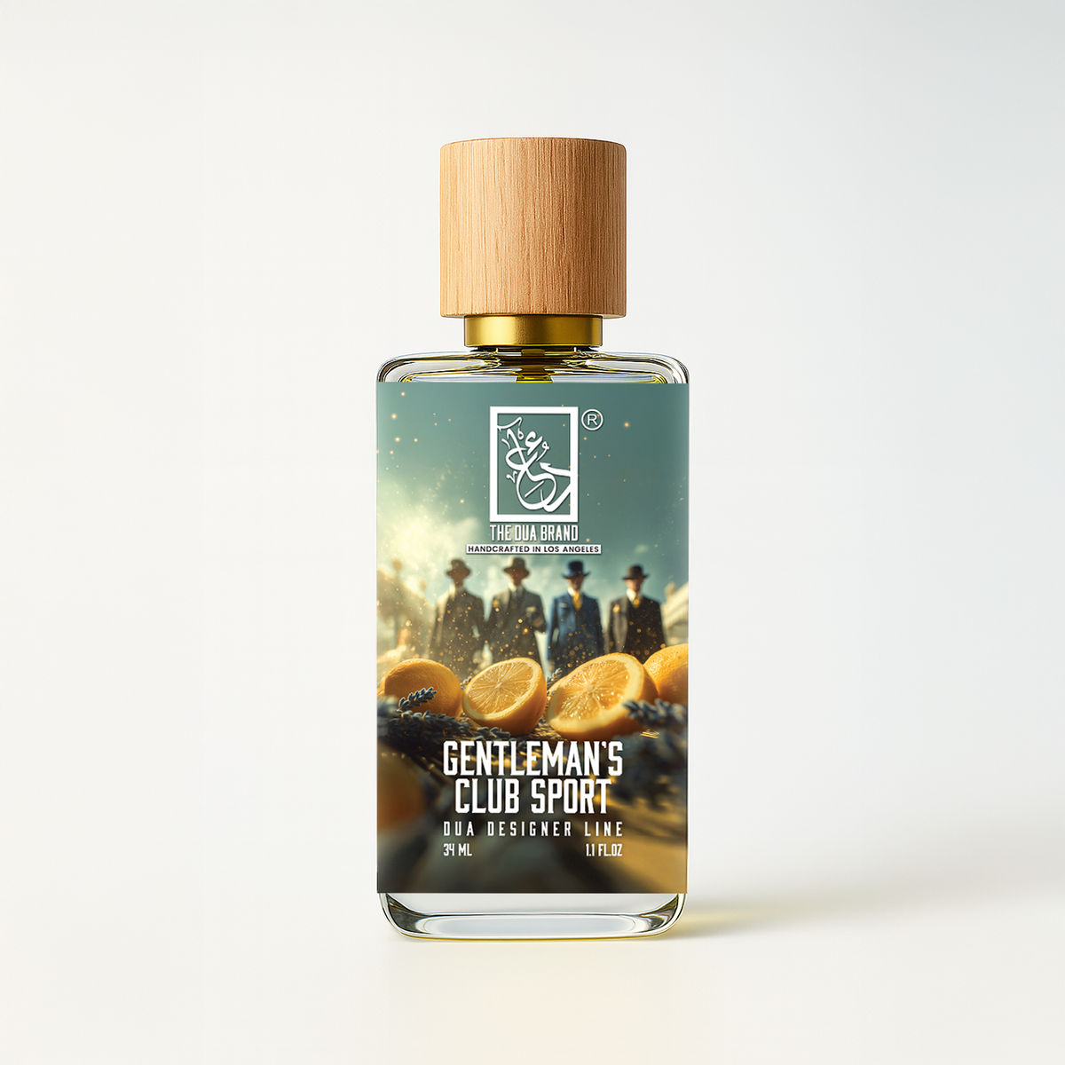 The Dua Brand Gentleman's Club Sport 2026 fragrance bottle