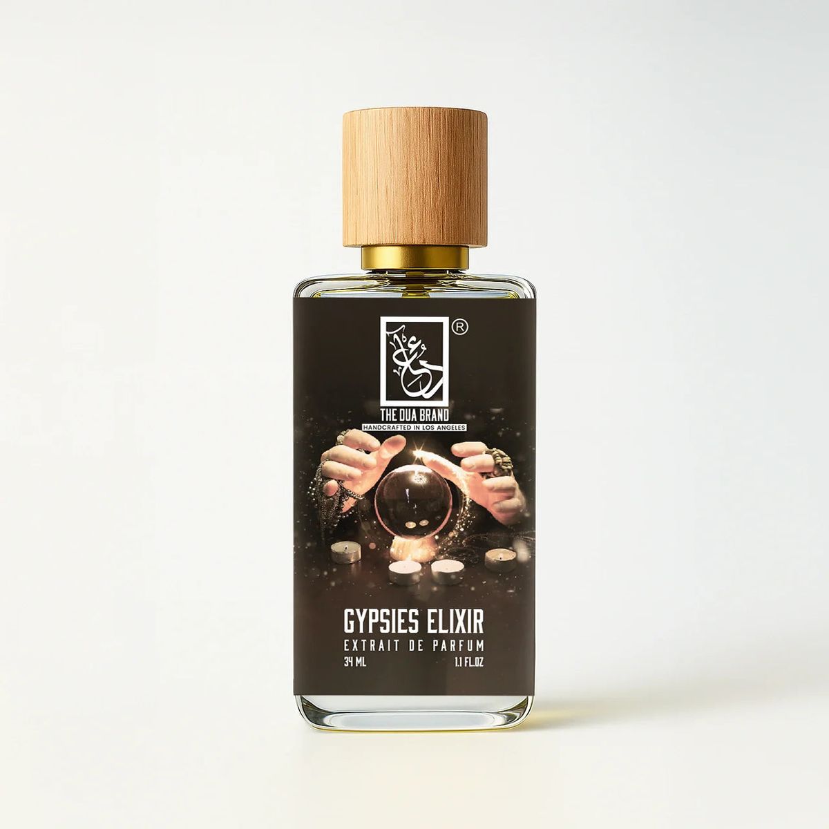 The Dua Brand Gypsies Elixir Extrait de Parfum fragrance bottle