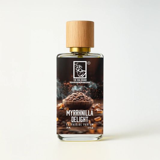 The Dua Brand The Dua Brand Myrrhnilla Delight Extrait de Parfum fragrance bottle