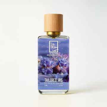The Dua Brand Tailored Iris 2026 fragrance bottle