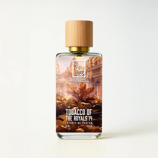 The Dua Brand Tobacco Of The Royals 14 2024 fragrance bottle