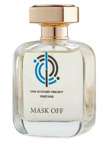 100% Perfumes Mask off fragrance bottle