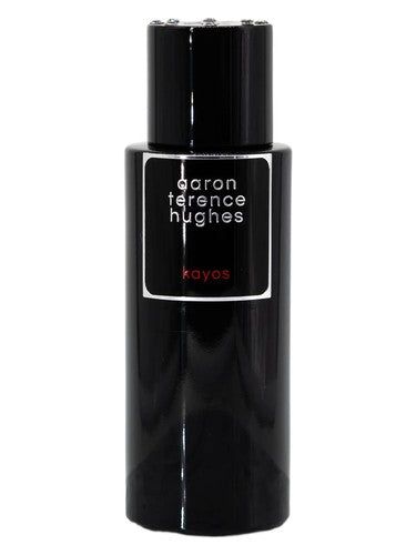 Aaron Terence Hughes Kayos fragrance bottle