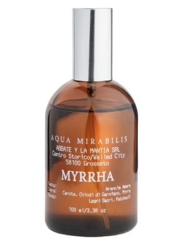 Abbate y la Mantia Myrrha fragrance bottle