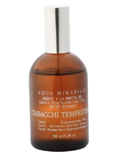 Abbate y la Mantia Tabacchi Tempestosi fragrance bottle