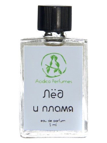 Acidica Perfumes Ice And Flames fragrance bottle