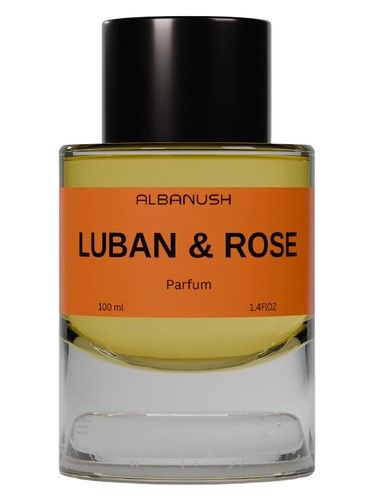 Albanush Luban & Rose fragrance bottle