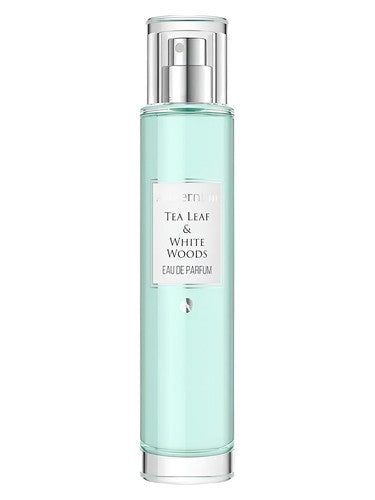 Allvernum Tea Leaf & White Woods fragrance bottle