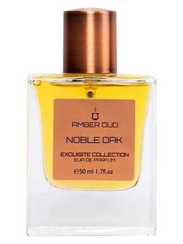 Amber Oud Noble oak fragrance bottle