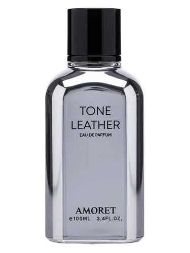 Amoret Tone Leather fragrance bottle