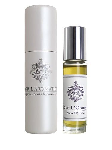 April Aromatics Rose L'Orange Oil Perfume fragrance bottle