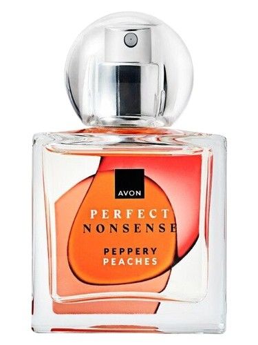Avon Perfect Nonsense Peppery Peaches fragrance bottle