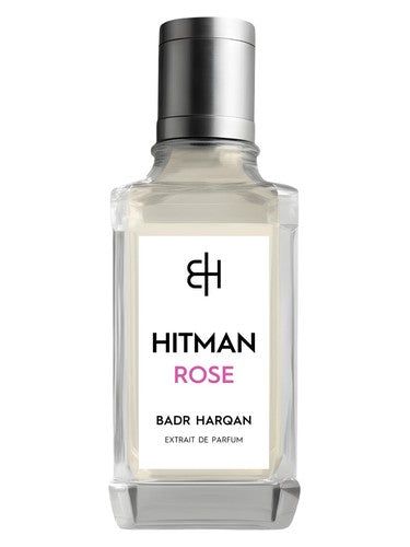 Badr Harqan Hitman Rose fragrance bottle