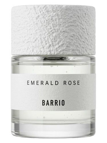 BARRIO Emerald Rose fragrance bottle