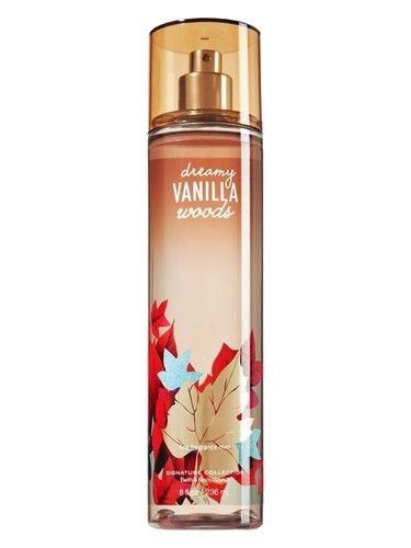 Bath & Body Works Dreamy Vanilla Woods fragrance bottle
