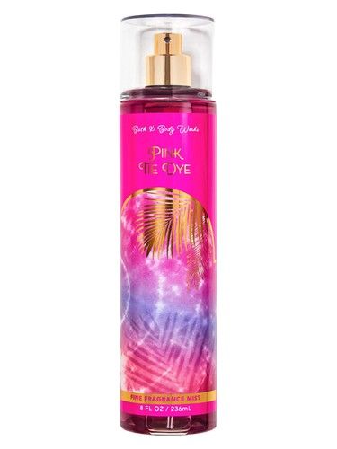 Bath & Body Works Pink Tie Dye fragrance bottle