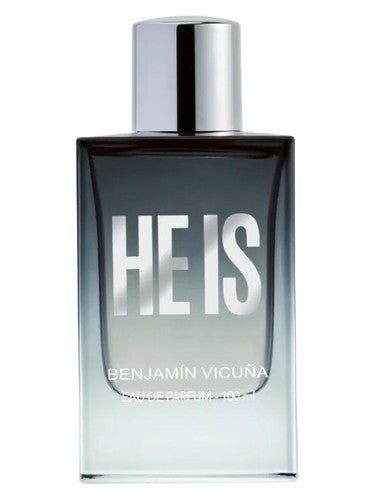 Benjamin Vicuña He Is fragrance bottle