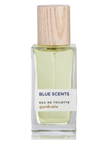 Blue Scents Gardenia fragrance bottle