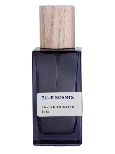 Blue Scents Iris fragrance bottle