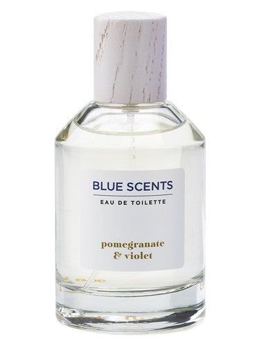 Blue Scents Pomegranate & Violet fragrance bottle