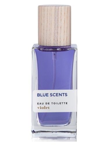 Blue Scents Violet fragrance bottle