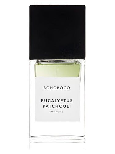 Bohoboco Eucalyptus Patchouli fragrance bottle