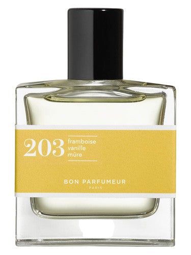 Bon Parfumeur 203 raspberry, vanilla, blackberry fragrance bottle