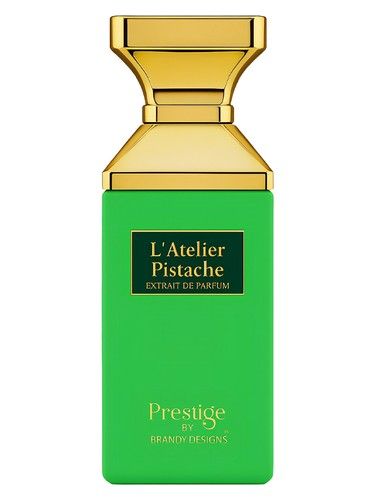 Brandy Designs L’Atelier Pistache Prestige fragrance bottle