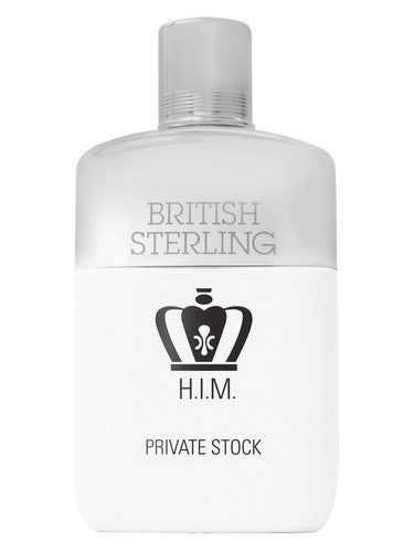 British Sterling Cologne HIM (His Imperial Majesty) Private Stock fragrance bottle